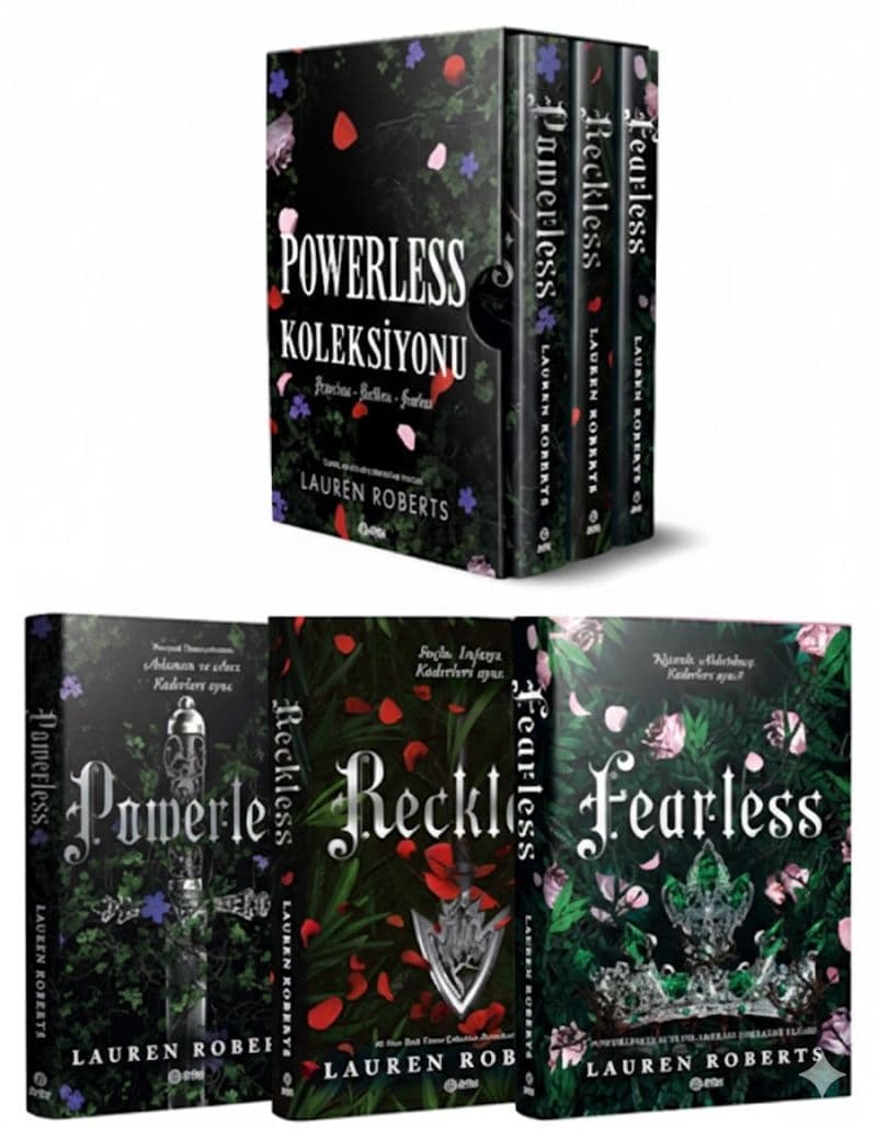 Powerless - Reckless - Fearless 3 Kitap (Ciltli) Set