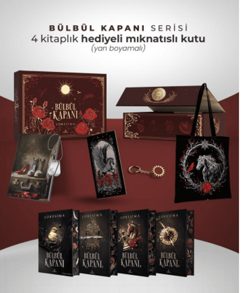 Bülbül Kapanı Serisi (Hediyeli Yan Boyamalı Mıknatıslı Kutu)