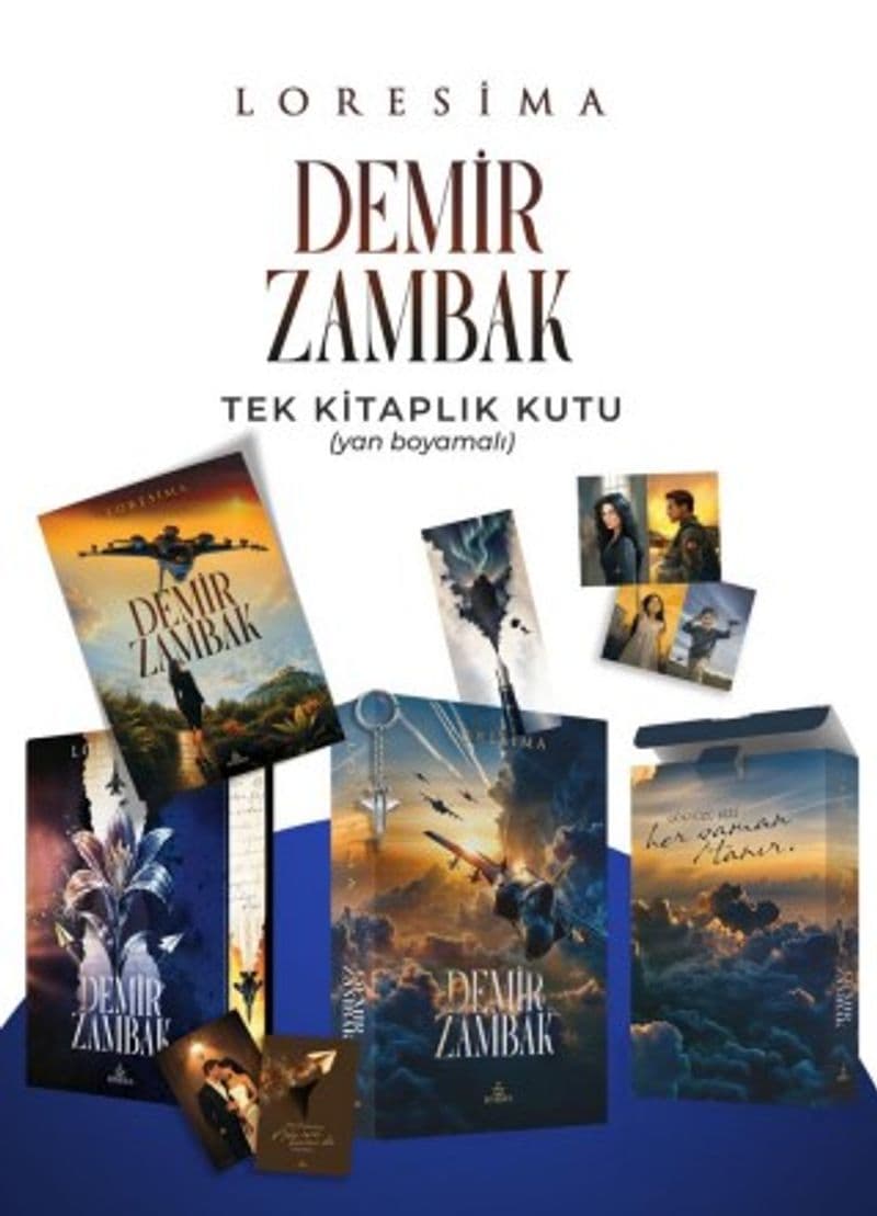 Demir Zambak 1 (Tek Kitaplık Kutu Yan Boyamalı)