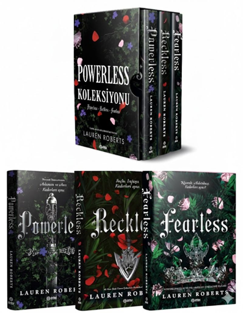 Powerless - Reckless - Fearless 3 Kitap (Ciltli) Set