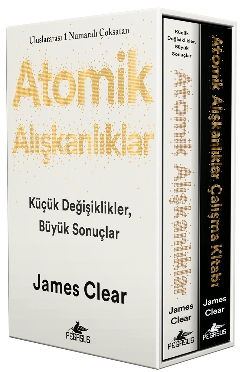 Atomik Alışkanlıklar Kutulu Özel Set: Atomik Alışkanlıklar + Atomik Alışkanlıklar Çalışma Kitabı (2 Kitap)