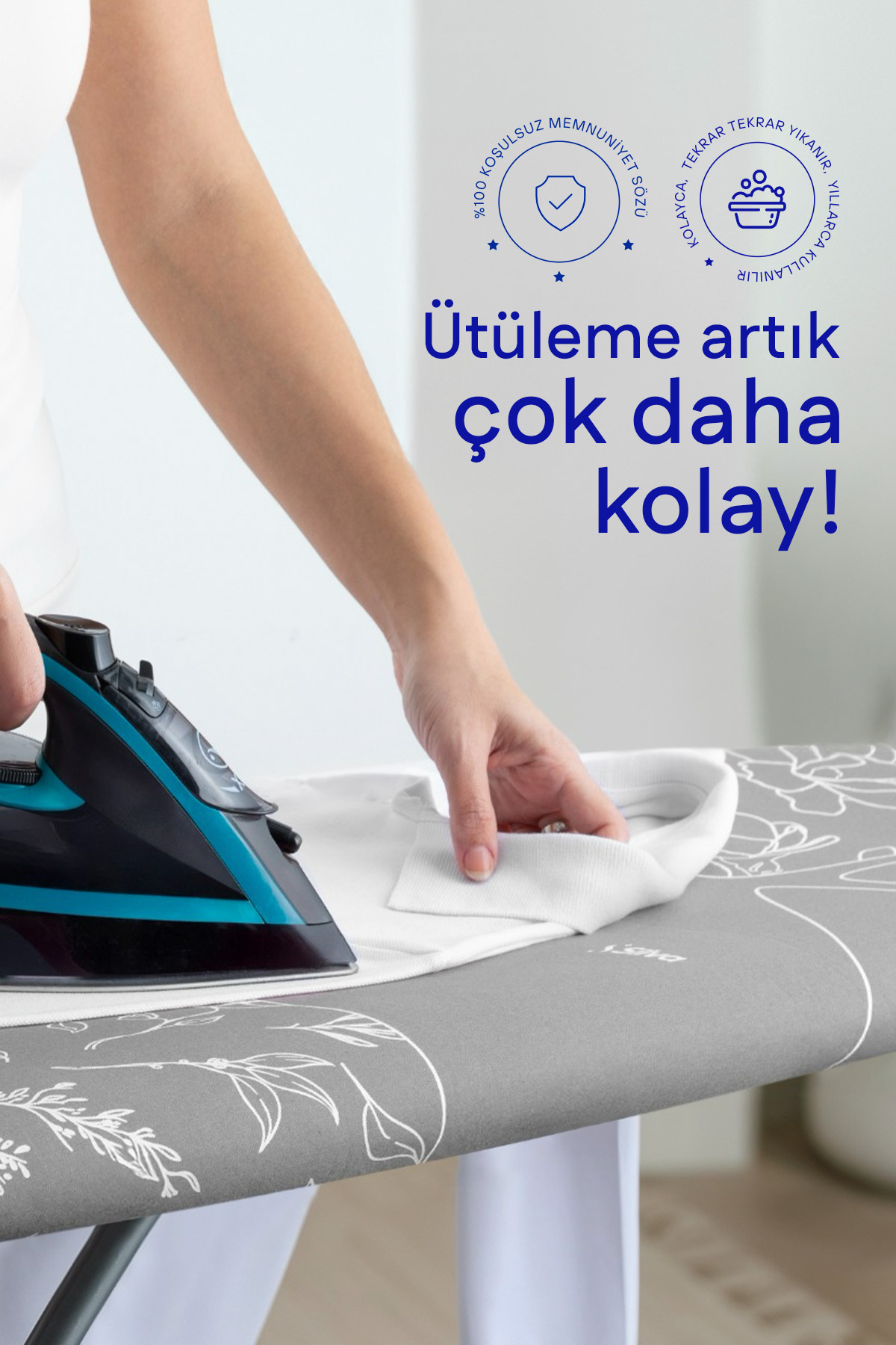 Ütü Masası Bezi Gri (50*140 cm) — 3