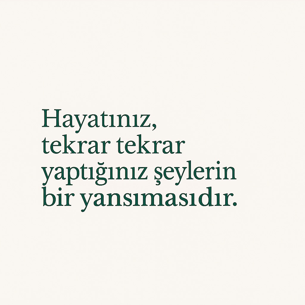 Atomik Alışkanlıklar — 4